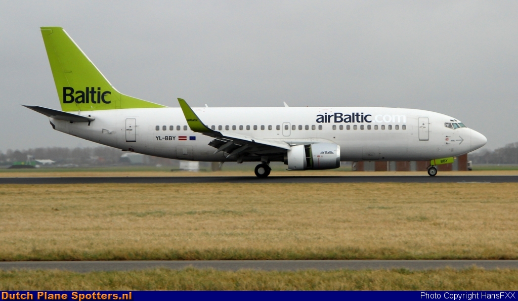 YL-BBY Boeing 737-300 Air Baltic by HansFXX