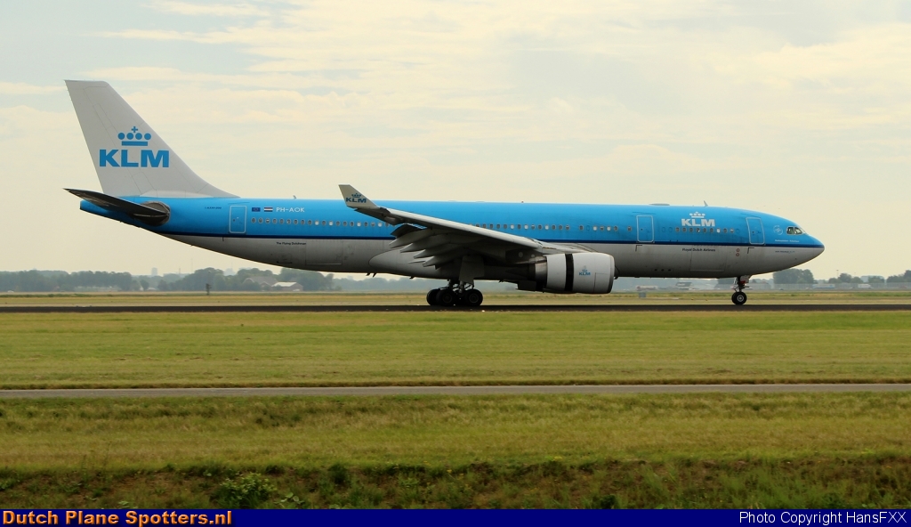PH-AOK Airbus A330-200 KLM Royal Dutch Airlines by HansFXX