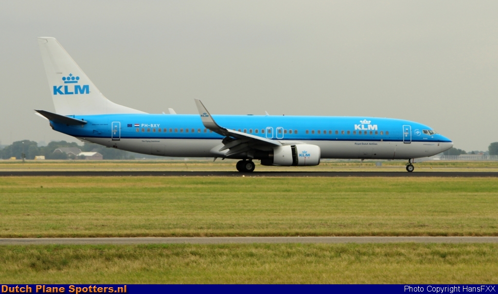 PH-BXY Boeing 737-800 KLM Royal Dutch Airlines by HansFXX