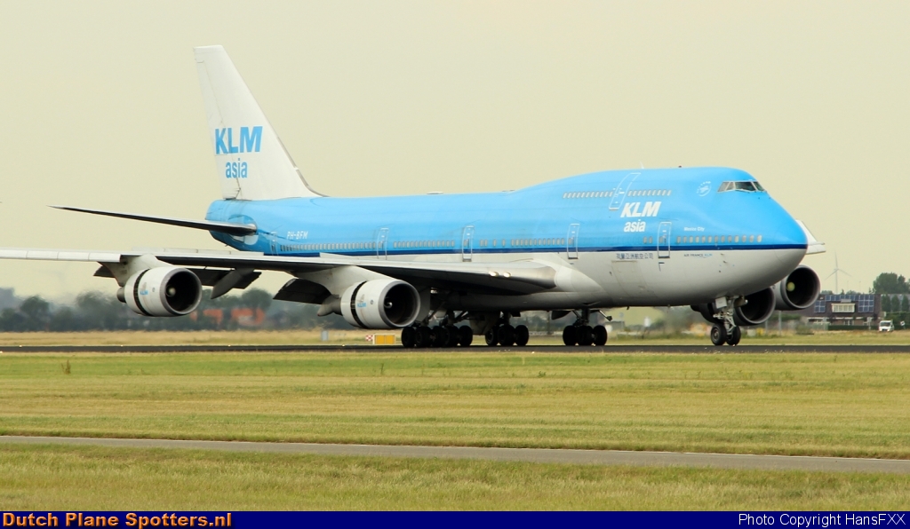 PH-BFM Boeing 747-400 KLM Asia by HansFXX
