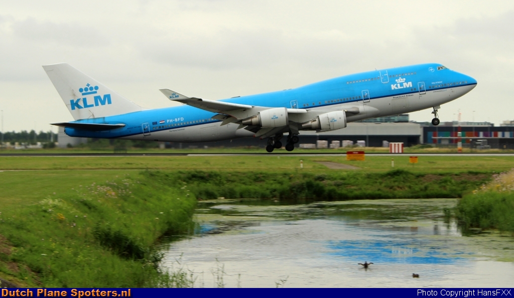 PH-BFD Boeing 747-400 KLM Royal Dutch Airlines by HansFXX