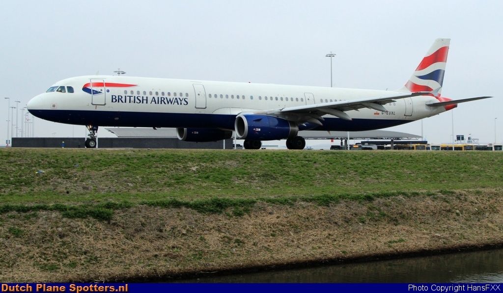 G-EUXL Airbus A321 British Airways by HansFXX