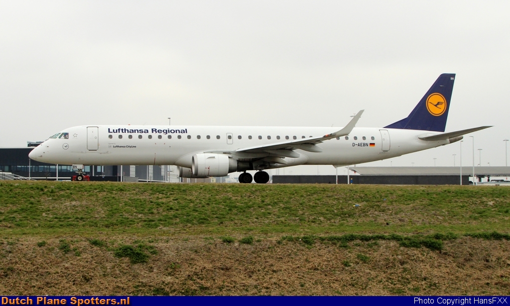 D-AEBN Embraer 195 CityLine (Lufthansa Regional) by HansFXX