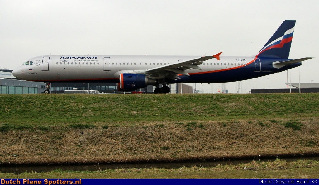 VP-BOC Airbus A321 Aeroflot - Russian Airlines by HansFXX