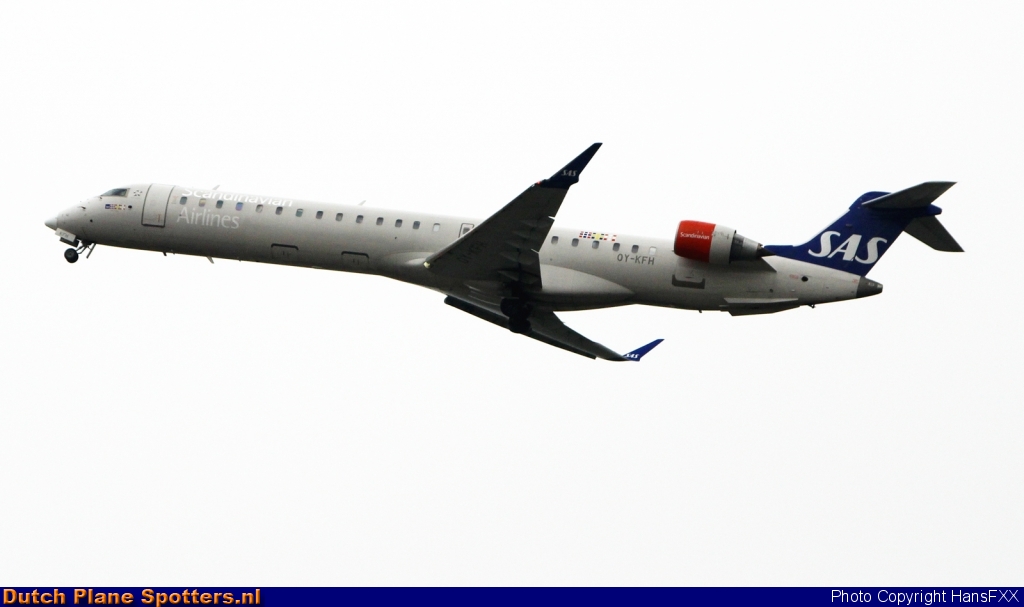OY-KFH Bombardier Canadair CRJ900 Cimber A/S (SAS Scandinavian Airlines) by HansFXX