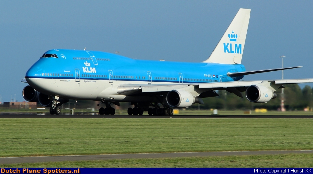 PH-BFG Boeing 747-400 KLM Royal Dutch Airlines by HansFXX