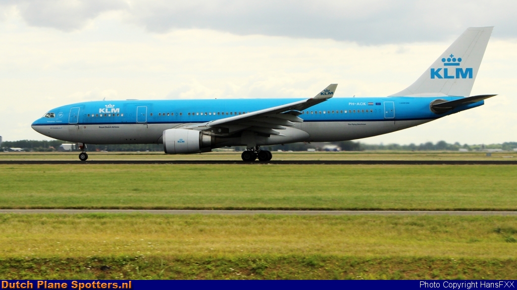 PH-AOK Airbus A330-200 KLM Royal Dutch Airlines by HansFXX