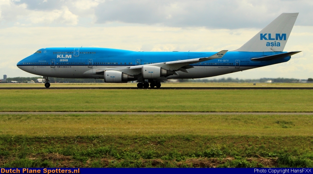 PH-BFY Boeing 747-400 KLM Asia by HansFXX