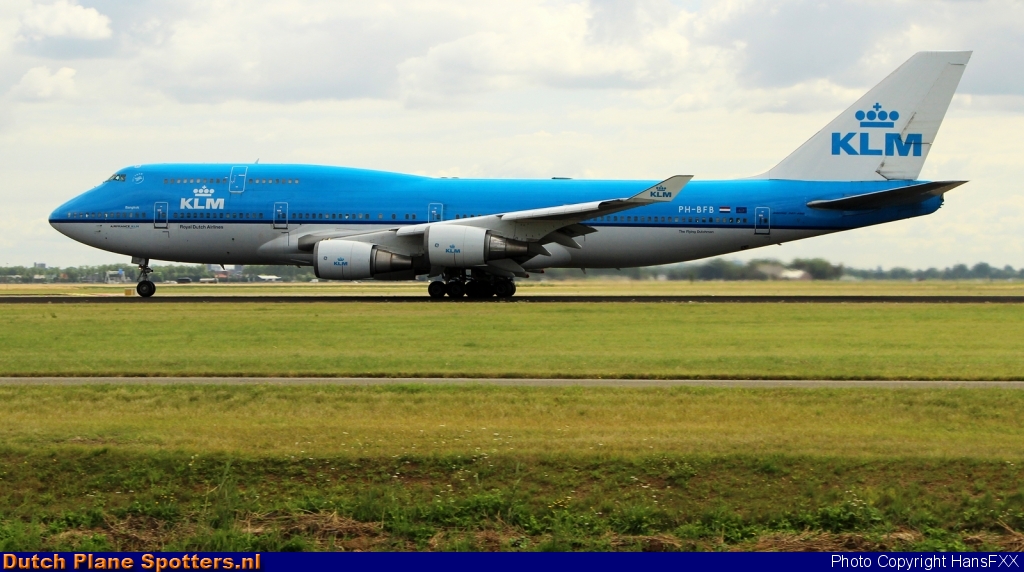 PH-BFB Boeing 747-400 KLM Royal Dutch Airlines by HansFXX