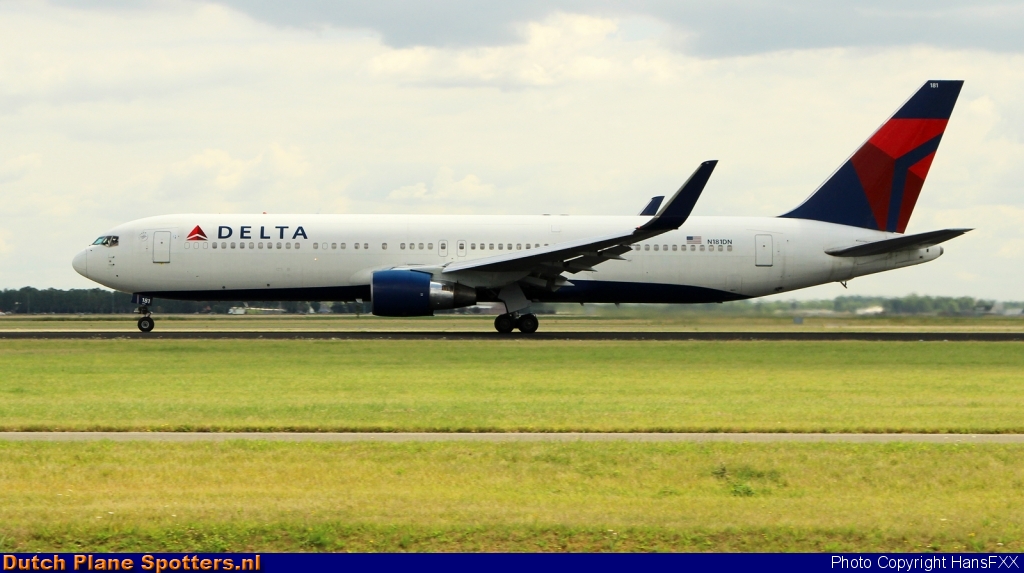 N181DN Boeing 767-300 Delta Airlines by HansFXX