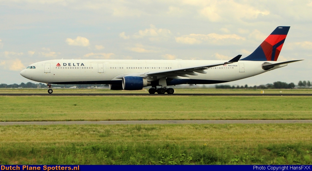 N804NW Airbus A330-300 Delta Airlines by HansFXX