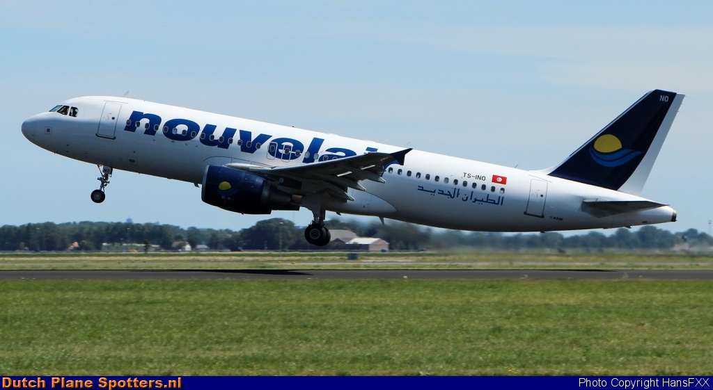TS-INO Airbus A320 Nouvelair by HansFXX