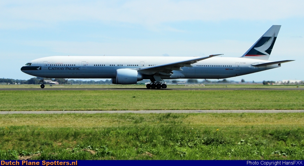 B-KQR Boeing 777-300 Cathay Pacific by HansFXX