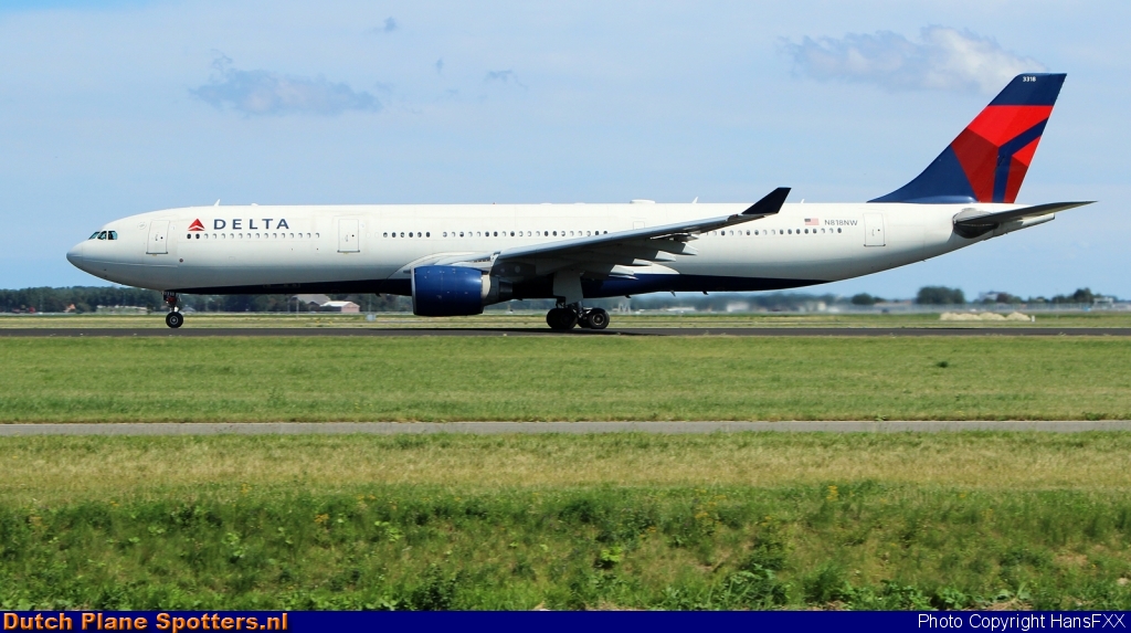 N818NW Airbus A330-300 Delta Airlines by HansFXX