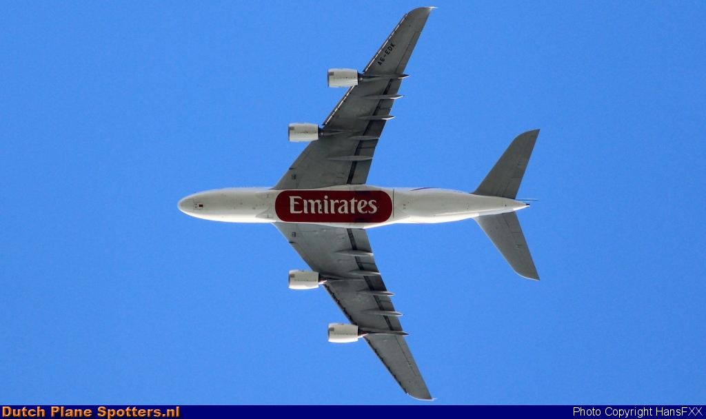 A6-EDK Airbus A380-800 Emirates by HansFXX
