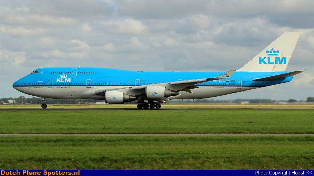 PH-BFG Boeing 747-400 KLM Royal Dutch Airlines by HansFXX