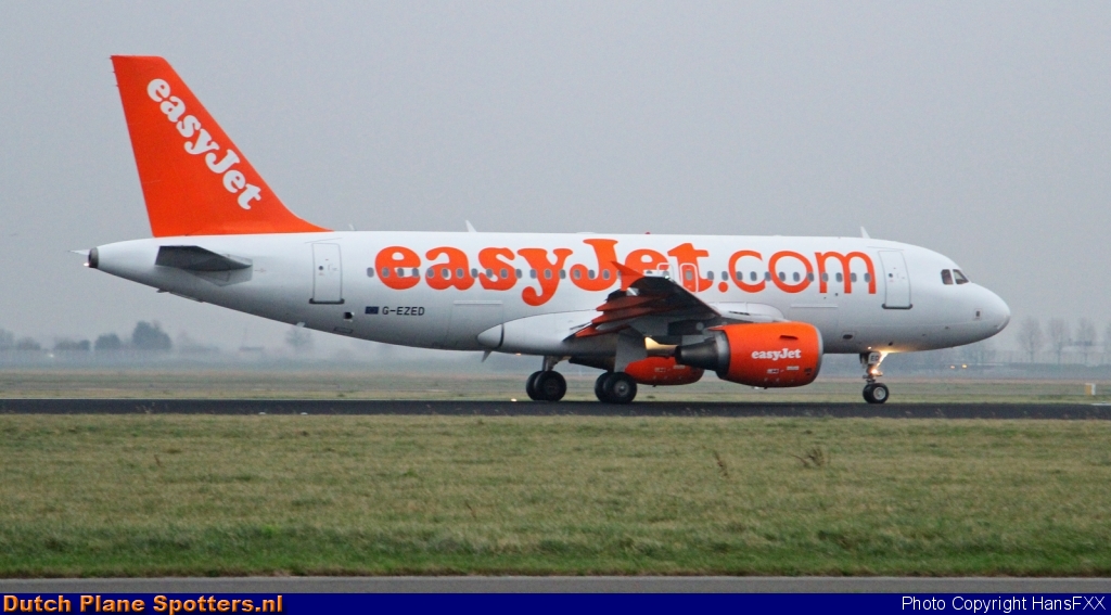 G-EZED Airbus A319 easyJet by HansFXX