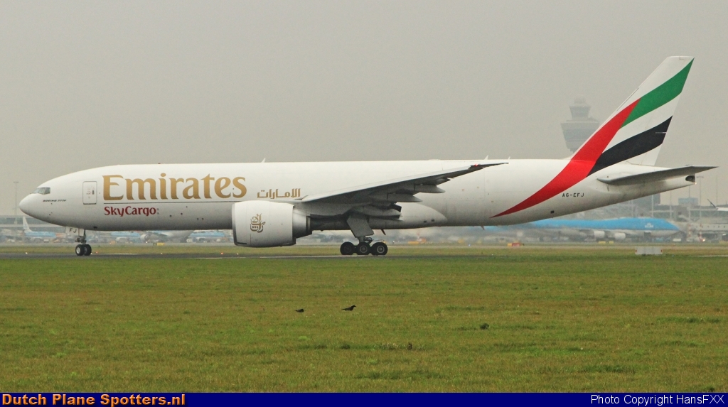 A6-EFJ Boeing 777-F Emirates Sky Cargo by HansFXX