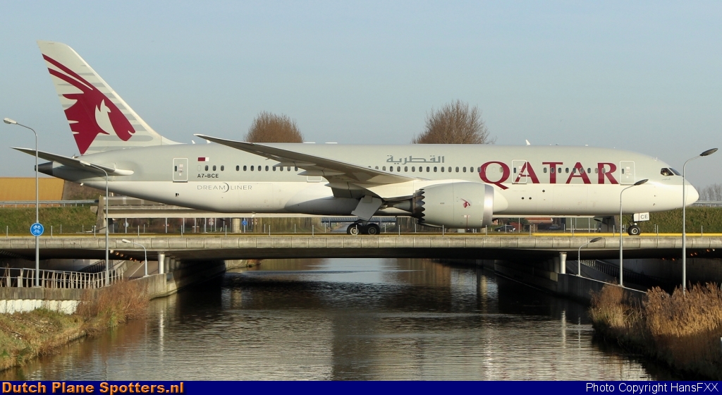 A7-BCE Boeing 787-8 Dreamliner Qatar Airways by HansFXX