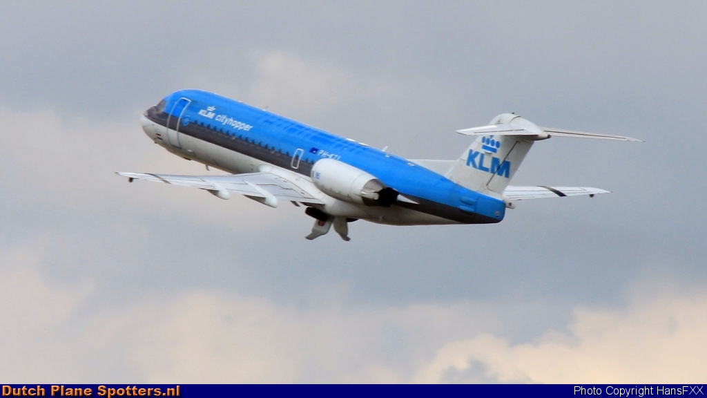 PH-KZL Fokker 70 KLM Cityhopper by HansFXX