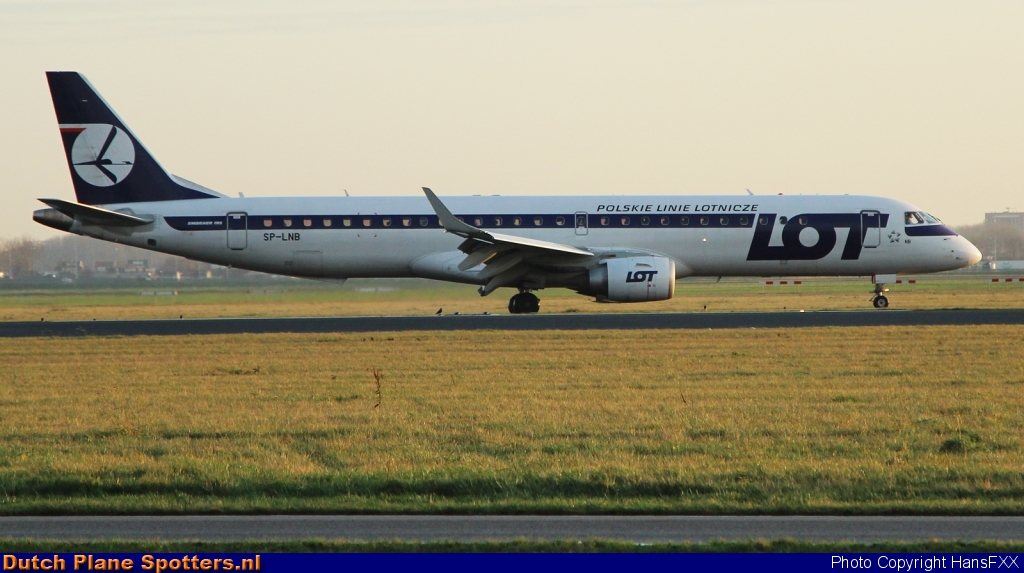 SP-LNB Embraer 195 LOT Polish Airlines by HansFXX