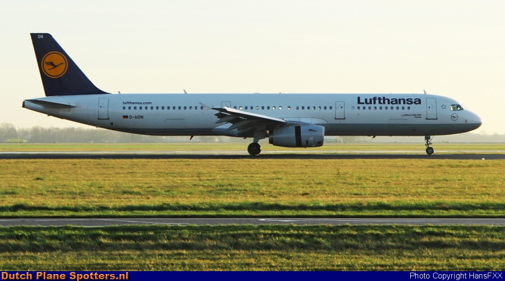 D-AIDN Airbus A321 Lufthansa by HansFXX