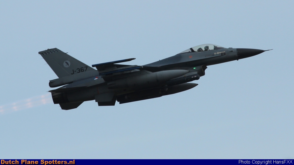 J-367 General Dynamics F-16 Fighting Falcon MIL - Dutch Royal Air Force by HansFXX