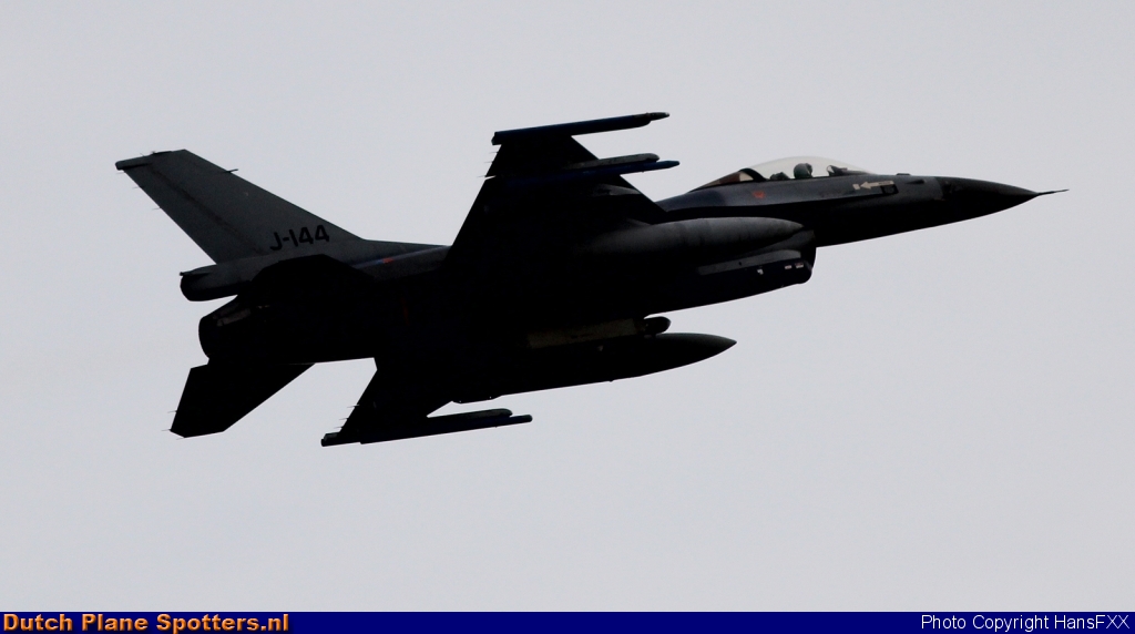J-144 General Dynamics F-16 Fighting Falcon MIL - Dutch Royal Air Force by HansFXX