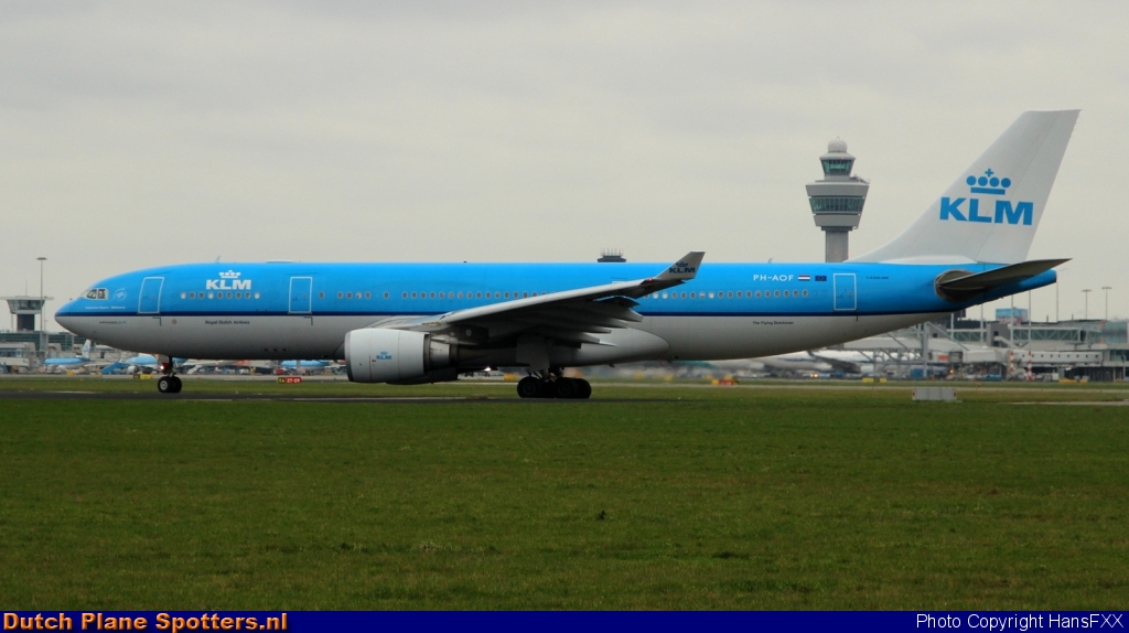 PH-AOF Airbus A330-200 KLM Royal Dutch Airlines by HansFXX