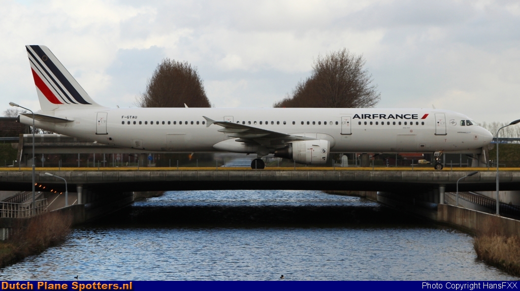 F-GTAU Airbus A321 Air France by HansFXX