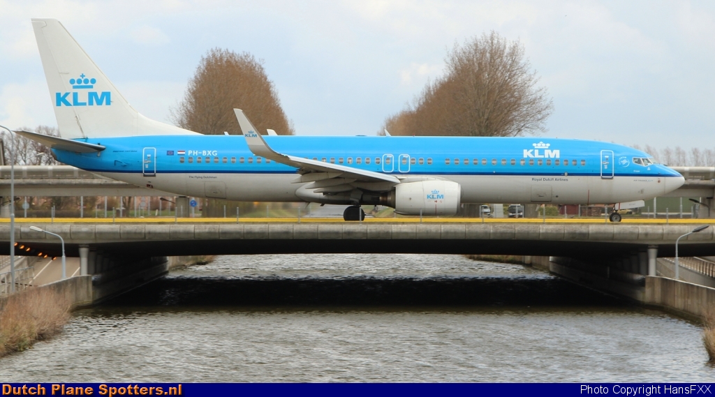 PH-BXG Boeing 737-800 KLM Royal Dutch Airlines by HansFXX