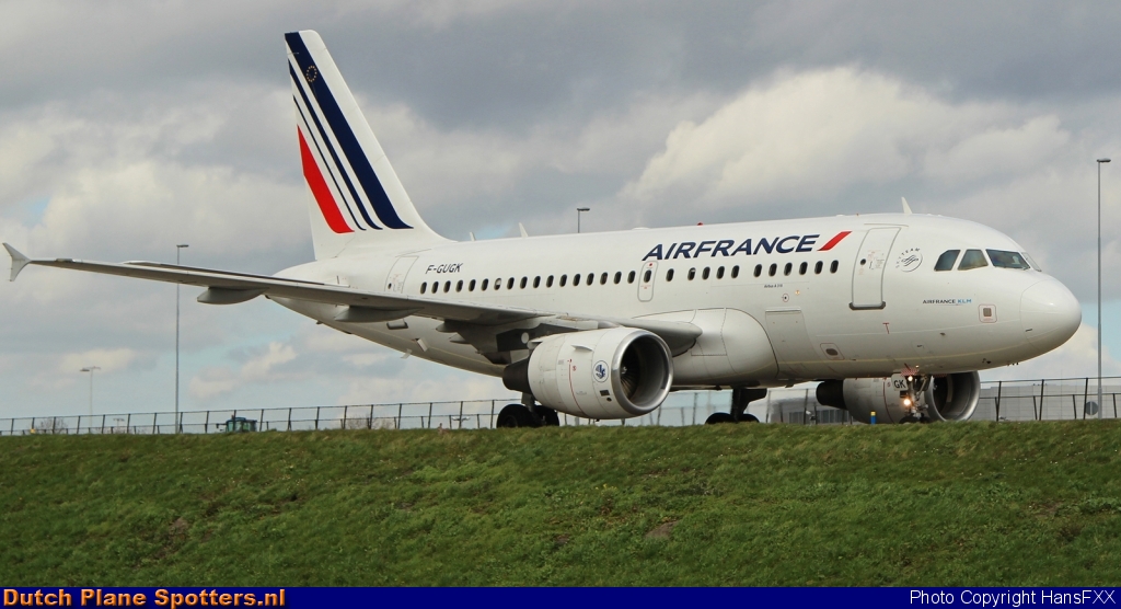 F-GUGK Airbus A318 Air France by HansFXX