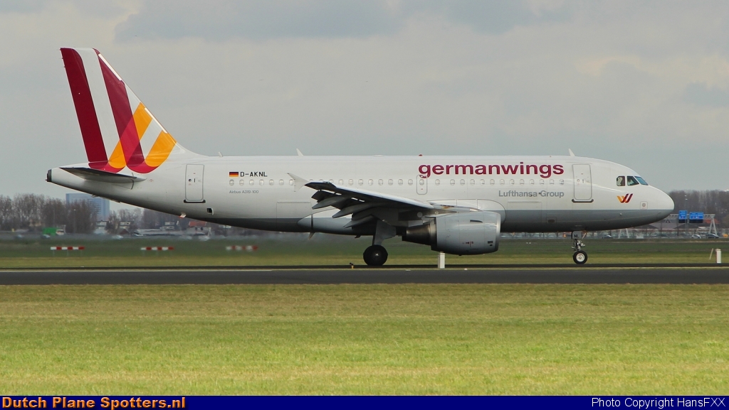 D-AKNL Airbus A319 Germanwings by HansFXX