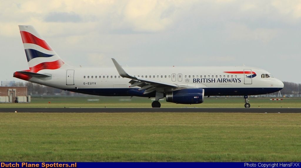 G-EUYV Airbus A320 British Airways by HansFXX