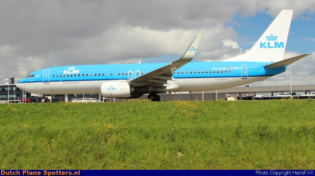 PH-BCD Boeing 737-800 KLM Royal Dutch Airlines by HansFXX