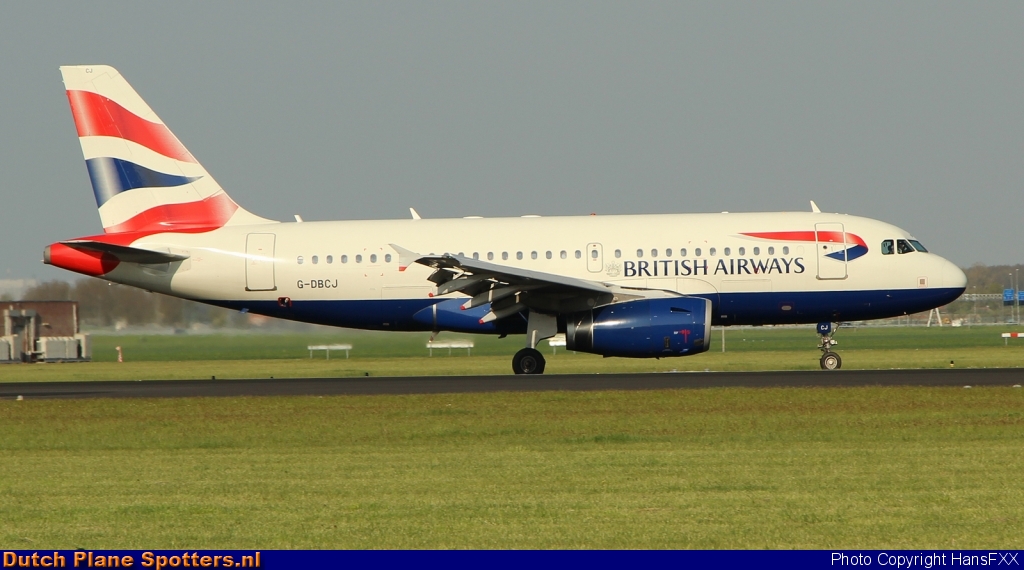 G-DBCJ Airbus A319 British Airways by HansFXX