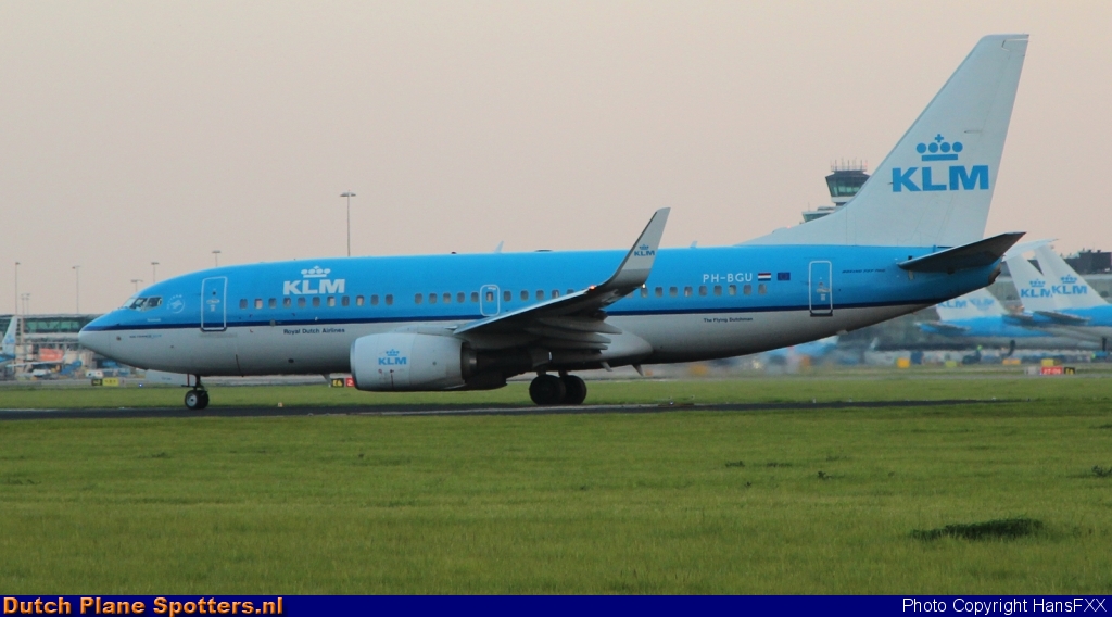 PH-BGU Boeing 737-700 KLM Royal Dutch Airlines by HansFXX