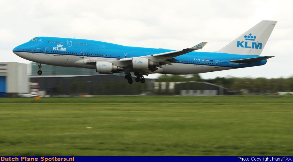 PH-BFA Boeing 747-400 KLM Royal Dutch Airlines by HansFXX