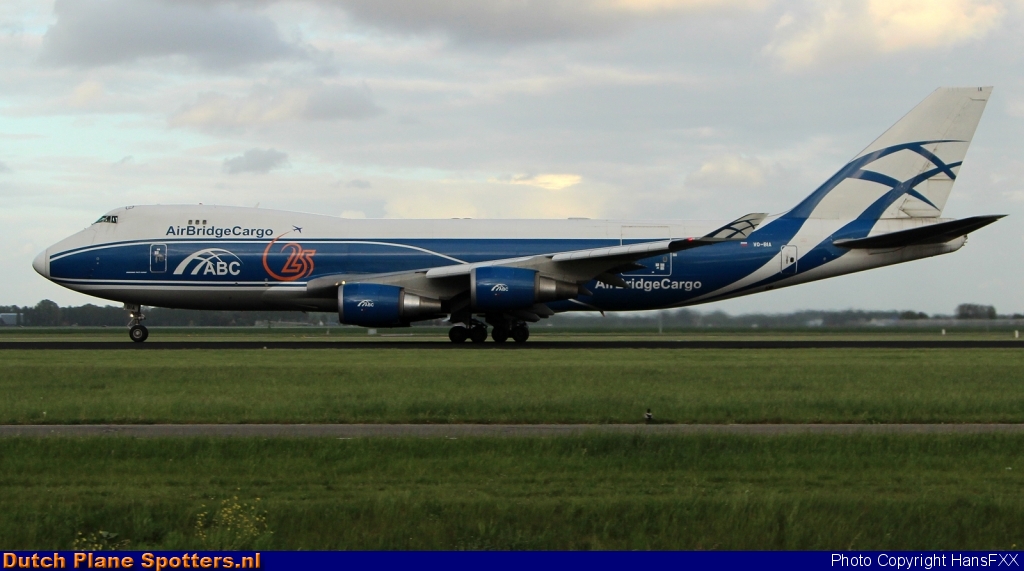 VQ-BIA Boeing 747-400 AirBridgeCargo by HansFXX