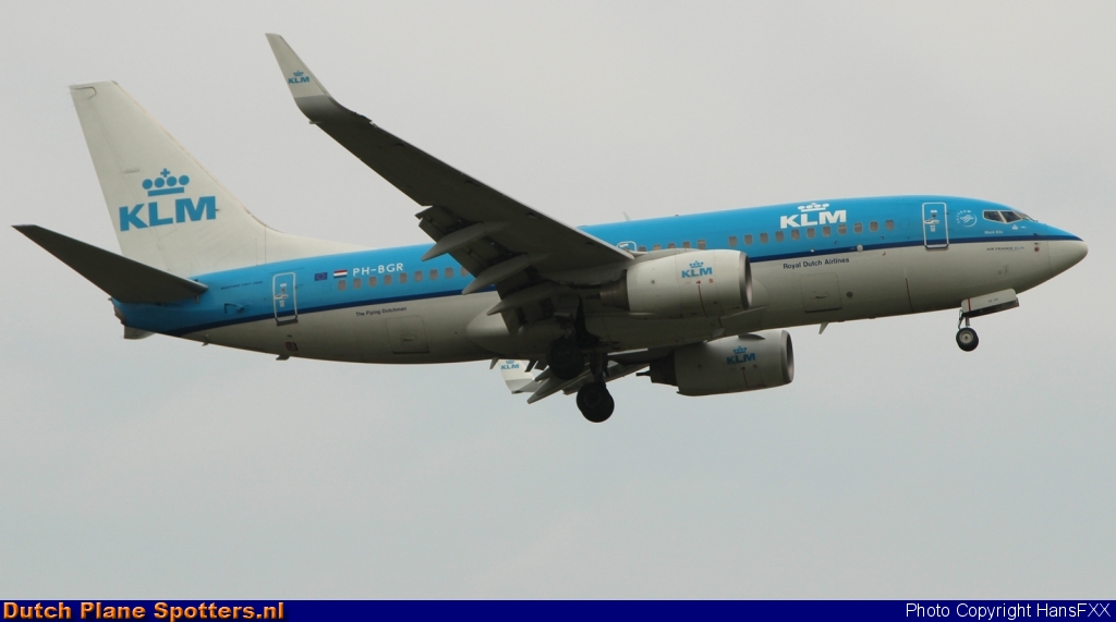 PH-BGR Boeing 737-700 KLM Royal Dutch Airlines by HansFXX