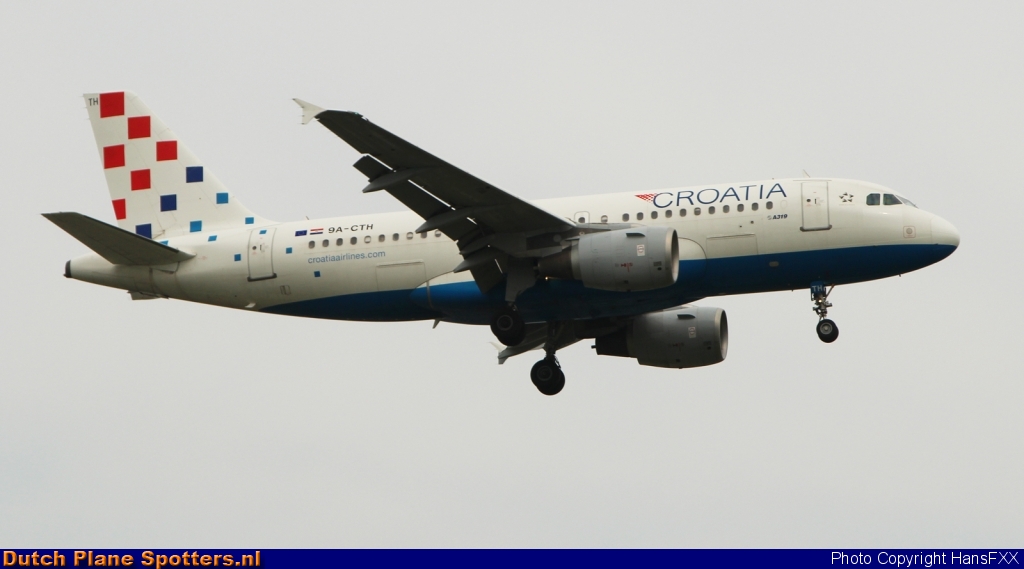 9A-CTH Airbus A319 Croatia Airlines by HansFXX