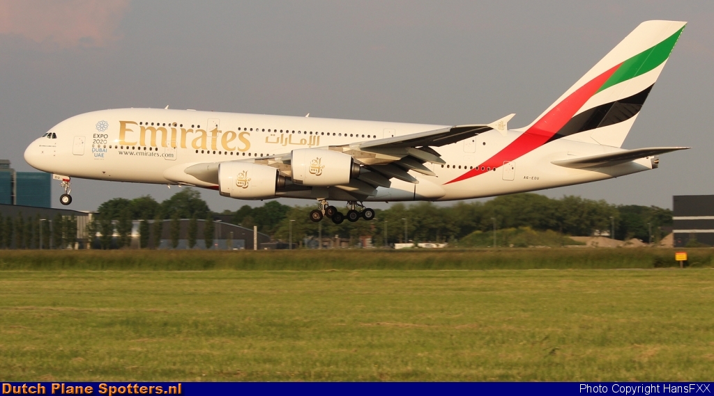 A6-EOU Airbus A380-800 Emirates by HansFXX