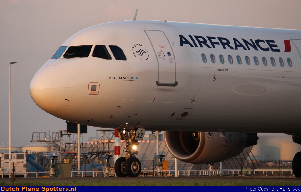 F-GTAZ Airbus A321 Air France by HansFXX