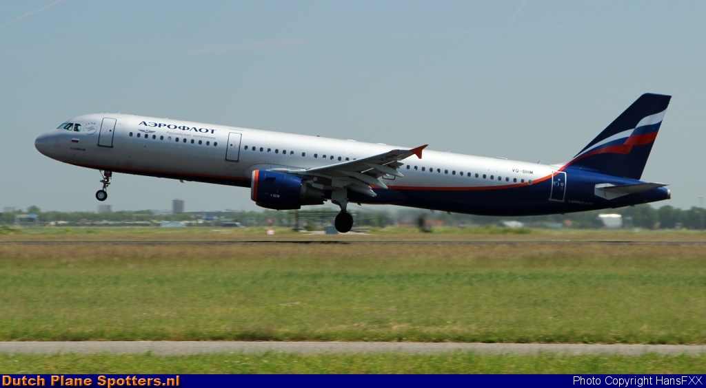 VQ-BHM Airbus A321 Aeroflot - Russian Airlines by HansFXX