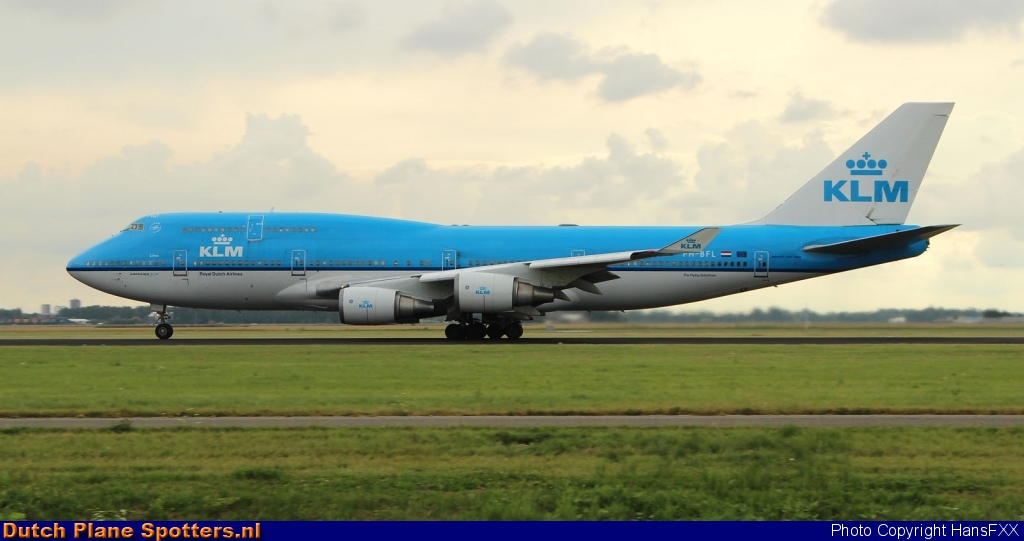 PH-BFL Boeing 747-400 KLM Royal Dutch Airlines by HansFXX