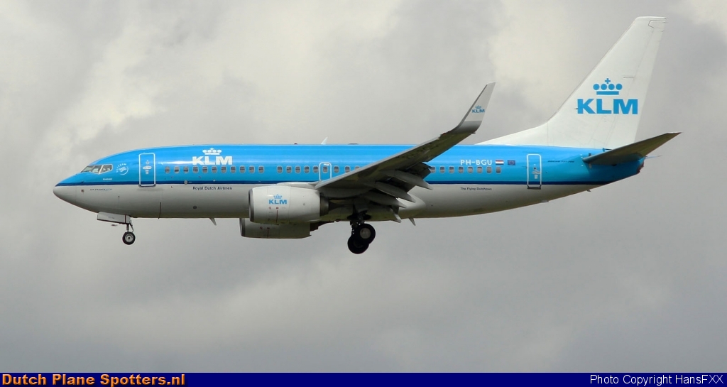 PH-BGU Boeing 737-700 KLM Royal Dutch Airlines by HansFXX