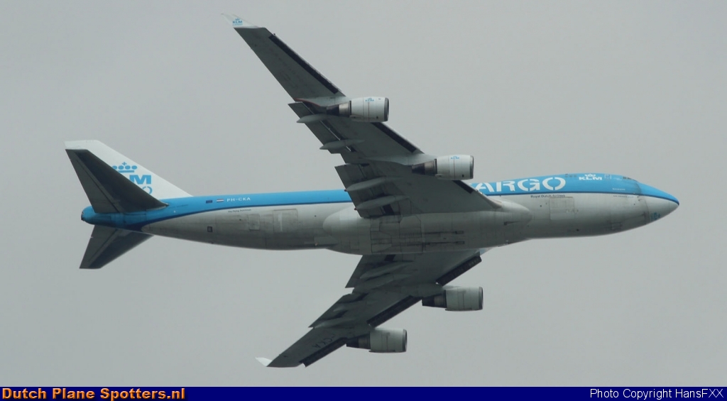 PH-CKA Boeing 747-400 KLM Cargo by HansFXX