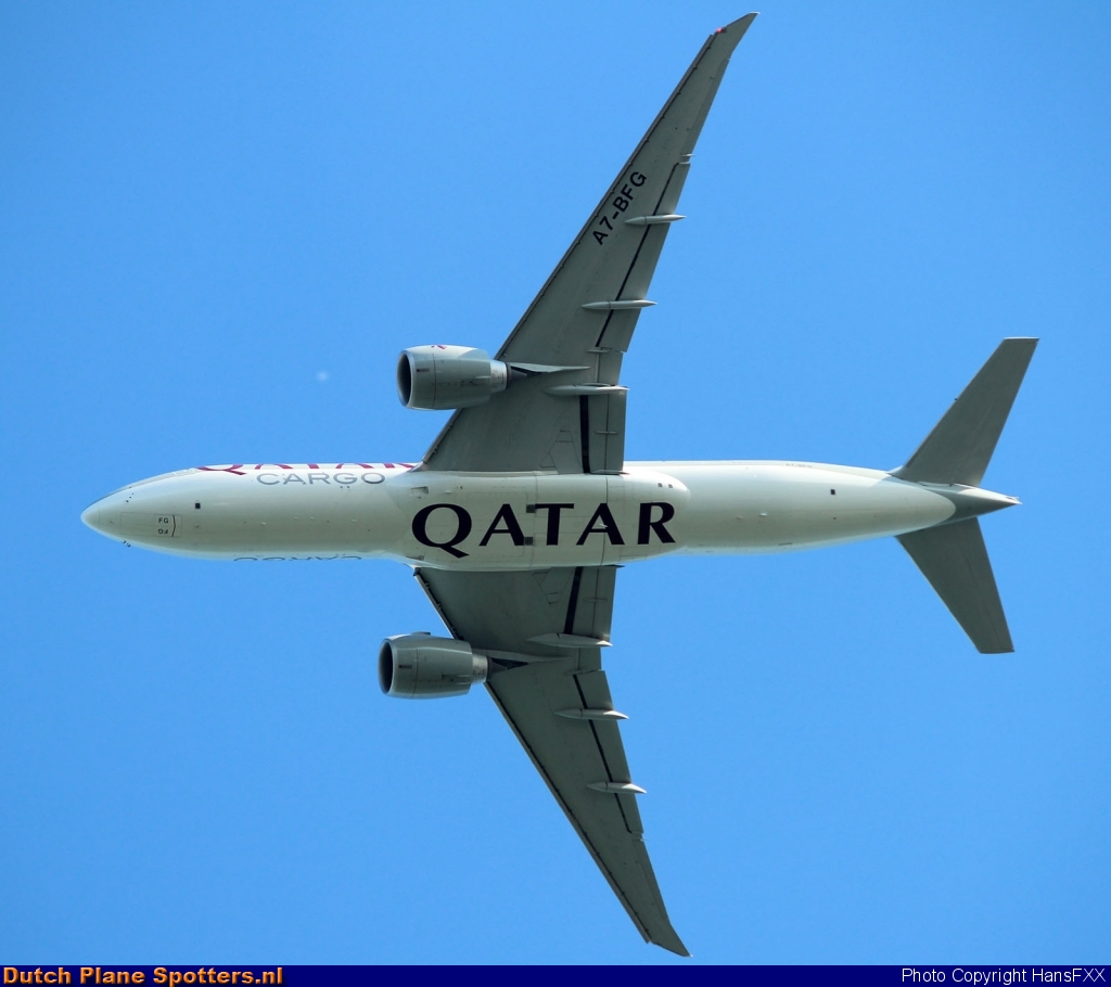 A7-BFG Boeing 777-F Qatar Airways Cargo by HansFXX