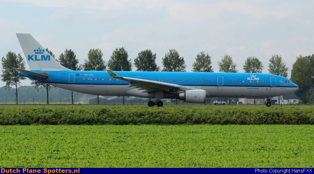 PH-AKE Airbus A330-300 KLM Royal Dutch Airlines by HansFXX
