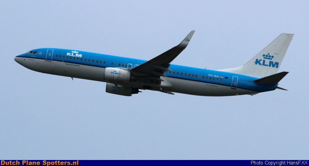 PH-BXI Boeing 737-800 KLM Royal Dutch Airlines by HansFXX
